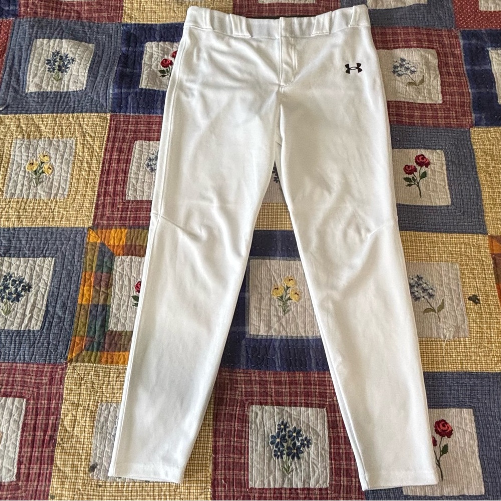 Under Armour Baseball Pants YXL White XL